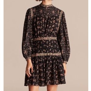 Rebecca Taylor Mixed Floral Print Dress, NWT